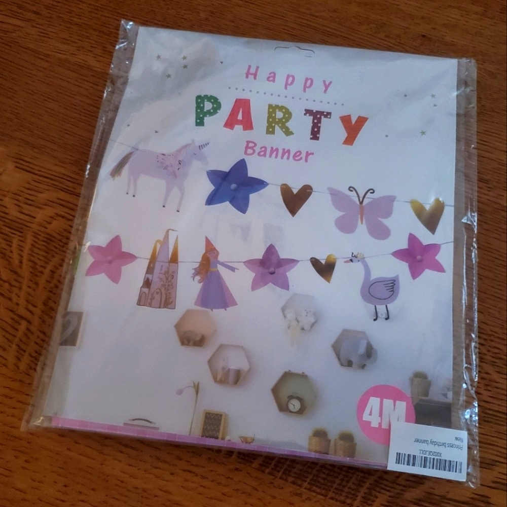 Princess-themed Birthday Banners